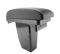 Nueva Caja De Almacenamiento Consola Modificación Del Reposabrazos Central Para Peugeot 2008 Decoración Estilo Coche Apoyabrazos Para Coche(Black with White)