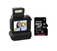 Nueva Cámara CMOS Estilo Monoreflex con Lámpara de Flash y Base de Batería Grabadora de Video Portátil DV 1080P