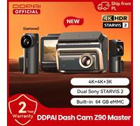 Nueva cámara para coche DDPAI Z90Master 4K+4K Dual HDR con Sony STARVIS 2 IMX678, cámara frontal y trasera, 64G eMMC, ADAS, monitor de aparcamiento, WiFi de 5GHz