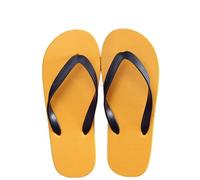 Nueva casa elegante y confort absoluto para hombres - Sandalias casuales al aire libre y diseño de casa Slip-on Suela antideslizante ideal y ocio, amarillo, Small