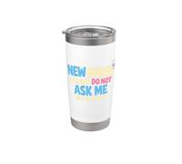 Nueva Enfermera Por Favor No Me Pregunte Nada Todavía Vaso térmico de acero inoxidable de doble pared