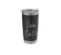 Nueva Escocia Canadá Diseño elegante vintage Vaso térmico de acero inoxidable de doble pared