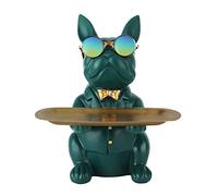 Nueva Estatua de toreo Multicolor de Resina, Escultura de Perro, Moneda, depósito, Almacenamiento Multifuncional, decoración del hogar, Bandeja de Almacenamiento de Llaves de Caramelo