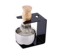 Nueva herramienta de afeitar para hombres, práctico kit de brocha de afeitar, soporte para herramienta de afeitar, soporte, cepillo de nylon para padres hombres