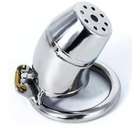 Nueva jaula de castidad de acero inoxidable con ducha, diseño transpirable, especialmente diseñada para amantes del fetiche SM, moderación y abstinencia, juguetes sexuales para hombres, 3 tamaños(45mm