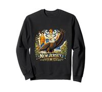 Nueva Jersey Heritage Eagle Garden State Sudadera