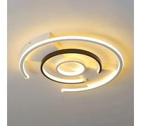 Nueva lámpara de techo LED creativa, lámparas de techo con luz cambiante de tres colores, luz de techo de montaje empotrado individual, iluminación de decoración de interiores, sala de estar, isla de