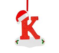 Nueva letra decoración árbol de Navidad colgante acrílico día festivo 26 colgante decorativo nuevo I9A2 letras año Navidad adorno