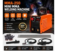 NUEVA Máquina de Soldadura de Arco Inversor MMA Portátil ZX7-250A 2026, Equipo de Soldadura Eléctrica Mini de 220V con Enchufe Europeo para Bricolaje y Reparación Automotriz MMA-250