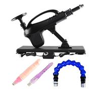 Nueva Máquina Sexual Automática, 3XLR Ficking Machine Gun Máquina de Masturbación de Ángulo Ajustable con Ventosas para Mujeres y Lesbianas (B)