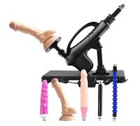Nueva Máquina Sexual Automática, 3XLR Ficking Machine Gun Máquina de Masturbación de Ángulo Ajustable con Ventosas para Mujeres y Lesbianas (A)