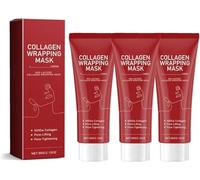 Nueva mascarilla de colágeno con lactosa roja, mascarilla de colágeno con efecto lifting antiarrugas, minimiza los poros, piel radiante, gel lifting antiarrugas, hidratante
