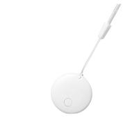 Nueva minietiqueta Inteligente con Bluetooth for rastrear Equipaje cordón Que Funciona Find My Keys, billeteras, Bolsos, Maletas y rastreador GPS(White)