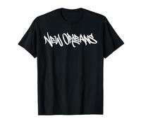 Nueva Orleans Graffiti City Street Art Handstyle USA Souvenir Camiseta