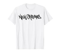 Nueva Orleans Graffiti City Street Art Handstyle USA Souvenir Camiseta