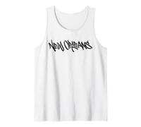 Nueva Orleans Graffiti City Street Art Handstyle USA Souvenir Camiseta sin Mangas