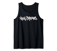 Nueva Orleans Graffiti City Street Art Handstyle USA Souvenir Camiseta sin Mangas