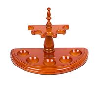 Nueva Palisandro - Pipa de madera stand rack Soporte para 5 Smoking Tubos