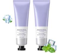Nueva pasta dental blanqueadora, elimina manchas y blanquea los dientes, limpieza profunda, fórmula suave, protege los dientes sensibles, aliento fresco duradero.