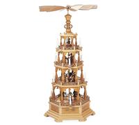 NUEVA Pirámide Historia Sagrada 4 Niveles Natural 122cm Seiffen Navidad