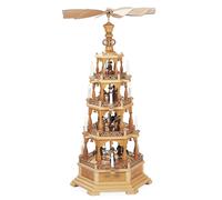 NUEVA Pirámide Historia Sagrada 4 Niveles Natural 122cm Seiffen Navidad