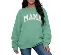 Nueva Sudadera con Capucha de Manga Larga Cuello Redondo y Estampado para Mujer, Solapa, algodón, Suave, cálido térmica, Ideal Paseos por la Ciudad/g