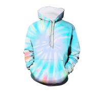 Nueva Sudadera con Capucha para niños con Estampado Digital Visual 3D, Sudadera con Capucha con Estampado Tie Dye para niños, Sudadera, Ropa Sudadera Hombre Comic Promesas Sudaderas Mujer