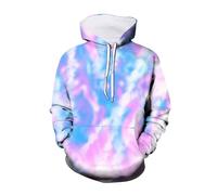 Nueva Sudadera con Capucha para niños con Estampado Digital Visual 3D, Sudadera con Capucha con Estampado Tie Dye para niños, Sudadera, Ropa Sudadera Hombre Comic Promesas Sudaderas Mujer