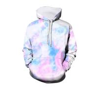 Nueva Sudadera con Capucha para niños con Estampado Digital Visual 3D, Sudadera con Capucha con Estampado Tie Dye para niños, Sudadera, Ropa Sudadera Hombre Comic Promesas Sudaderas Mujer
