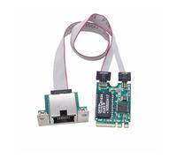 Nueva Tarjeta de Red Ethernet M.2 A + E Gigabit RTL8111H/RTL8111F Chip 10/100/1000Mbps Adaptador M2 a LAN Puerto COM RJ45 ESSEIEIE(AE02 RTL8111F Chip)