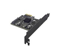Nueva Tarjeta PCIE TIPO C de 2 Puertos, Expansión PCI Express 3.0 X1 A USB-C Dual, Alimentación SATA, USB 3.2 Gen2, 10 Gbps, Chip ASM3142
