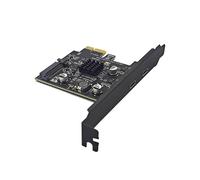 Nueva Tarjeta PCIE TIPO C de 2 Puertos, Tarjeta de Expansión PCI Express 3.0 X1 A USB-C Dual, Alimentación , USB 3.2 Gen2, 10 Gbps, Chip ASM3142