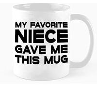 Nueva taza de café de cerámica, taza para mi tía, regalos de cumpleaños de sobrina, idea única de regalo de tío para cumpleaños, 325 ml