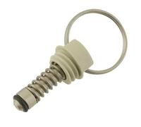 Nueva válvula de alivio de presión de barril con bola de bloqueo de acero inoxidable: válvula de elaboración personalizable(GREY-100psi)