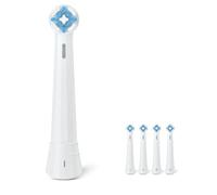 Nueva versión actualizada, cabezales de repuesto para cepillo de dientes eléctrico Braun Oral-B iO 3/4/5/6/7/8/9/10 Series (blanco, 4 piezas)