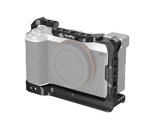 (Nueva versión) SMALLRIG Cámara de Jaula Completa de Aleación de Aluminio A7C para Sony A7C, Zapata Integrada, con Placa de Liberación Rápida para Arca-Swiss y Orificios de Ubicación para ARRI - 3081B