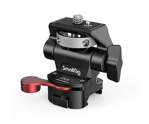 (Nueva Versión)SMALLRIG Cámara Monitor Mount con NATO Clamp, Soporte Monitor con Giro de 360°e Inclinación de 180°con Tornillo de Mariposa para Ajustar la Tensión, Carga Máxima 2,3 kg/5,07 lb - 2906B
