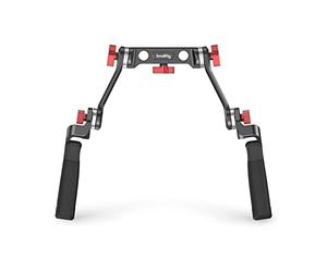 (Nueva Versión) SMALLRIG Rosette Handle Kit con Brazo de Extensión de Rosette para Cámara Shoulder Rig - 2002F