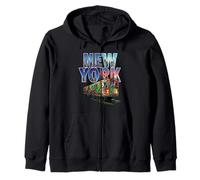 Nueva York - 80s 90s Old School Hip Hop Sudadera con Capucha