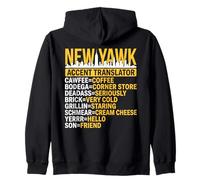 Nueva York Accent Traductor Funny Skyline NYC Sudadera con Capucha