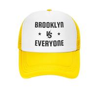 Nueva York Brooklyn City contra Everybody Everyone Gorra El Sol Clásica Gorra Running Portátil Running Gorros para Deportes Tenis Golf
