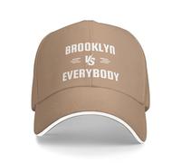 Nueva York Brooklyn City contra Everybody Everyone Gorra El Sol Informal Gorra Running Sun Protection Running Gorros para Tenis Hombre Senderismo