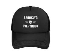 Nueva York Brooklyn City contra Everybody Everyone Gorra El Sol Vintage Gorra Running Moda Sombrero para Golf Hombre Mujer