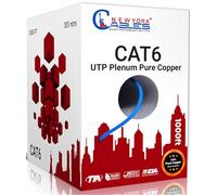 Nueva York CAT6 Plenum, 1000 m, Azul, Bulk, UTP, 550 MHz, Ethernet, Cable de Red