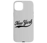 Nueva York City State Sports GUIÓN CURSIVO Texto Vintage Carcasa para iPhone 15 Plus