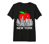 Nueva York Gran Manzana Horizonte Ciudad Camiseta Premium