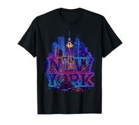 Nueva York Horizonte Punk Grunge Vintage Retro Graffiti Comic Camiseta