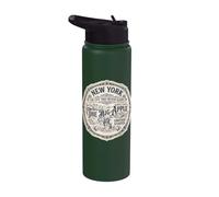 Nueva York La ciudad que nunca duerme La Gran Manzana Stainless Steel Insulated Water Bottle