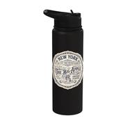 Nueva York La ciudad que nunca duerme La Gran Manzana Stainless Steel Insulated Water Bottle