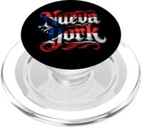 Nueva York Puerto Rico Tatuaje Estilo Texto Diseño PopSockets PopGrip para MagSafe